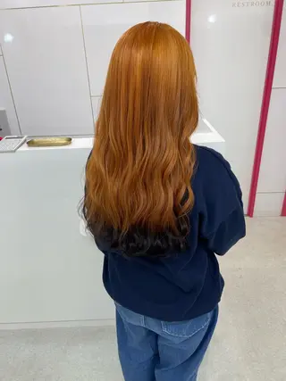 ロング カラー 冨木 雄斗のヘアスタイル