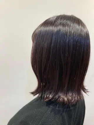 ミディアム 美髪ストレート/ メンズヘア/中田海斗のヘアスタイル