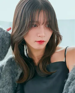 ロング カラー Little×Ray所属・Ayu🩶 カットモデル募集中のヘアスタイル