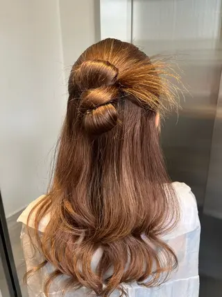 セミロング 大城 美月のヘアスタイル