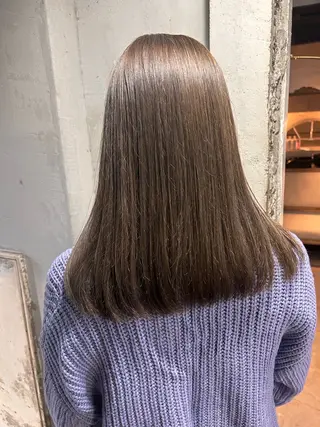ミディアム カラー お任せヘア☘️☘️ 及川渚のヘアスタイル