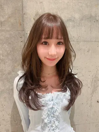 ロング 🇰🇷祝斗🇰🇷 /韓国ヘア/縮毛のヘアスタイル