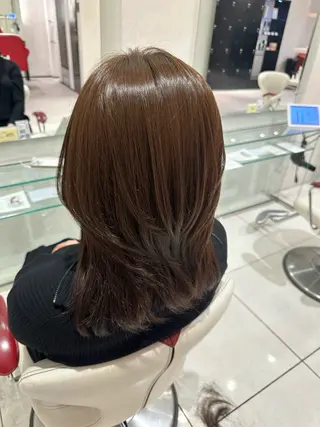 セミロング EARTH岐阜所属・EARTH岐阜 林のヘアスタイル