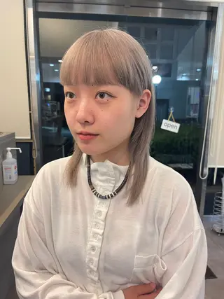 ミディアム 透明感カラー/艶髪 💎🐇uraraのヘアスタイル