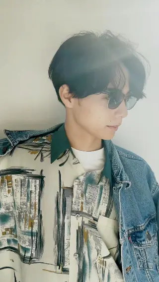 ショート メンズ little  porto所属・透明感・艶感 小坂隼斗のヘアスタイル