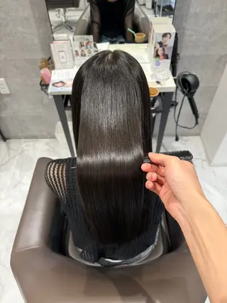 ロング カラー 馬渡 真輝のヘアスタイル