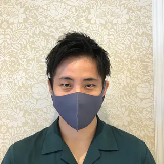 ショート メンズ 🐠寒色系×パーマ 櫻井　麿偉🐏のヘアスタイル