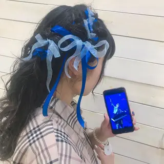 ロング インナーカラー /ヘアメ じゅんのヘアスタイル