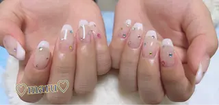 ネイル まるみ♡8/25- 31お休み🙇‍♀️のネイルデザイン