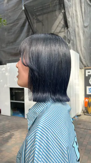 ショート カラー 名古屋栄/ブリーチ/ ボブ🧃木下桃嘉のヘアスタイル