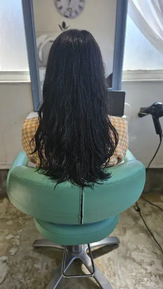 パーマ ロング カラー Coppe pan所属・熊野 タイソンのヘアスタイル