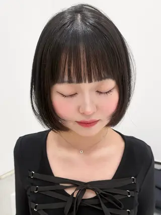 ショート カラー ヘアアレンジ ‎🤍韓国ボブ/ 縮毛矯正🪽‪ひかりのヘアスタイル