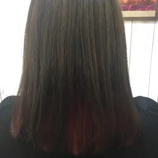 セミロング カラー embrace エンブレイスのヘアスタイル