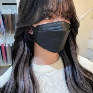 ロング MOE🐈‍⬛🎀 エクステ/ワンホンのヘアスタイル