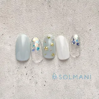 ネイル SOLMANI 予約担当のネイルデザイン
