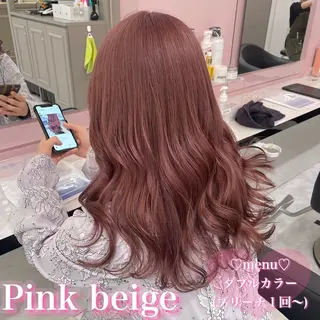 ロング 盛れる暖色🎀ガーリ ーヘア🎀きっかのヘアスタイル