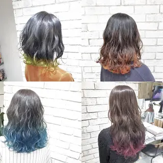 セミロング バレイヤージュ🌱 渡邉悟🌱のヘアスタイル