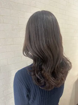 ロング カラー 大人レイヤー& 透明感カラー💄のヘアスタイル