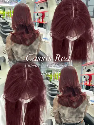 ロング カラー ヘアアレンジ 🎀暖色艶髪🎀 mio🎀銀座のヘアスタイル