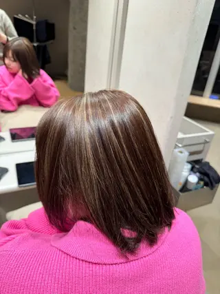カラー 未 来カットモデル無料のヘアスタイル