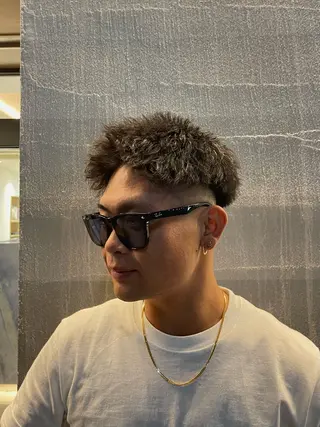 ショート パーマ 【再現性120%】 🔥龍也リュウヤ🔥のヘアスタイル