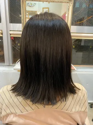 ミディアム カラー 西田辺/ タカスナオヤのヘアスタイル