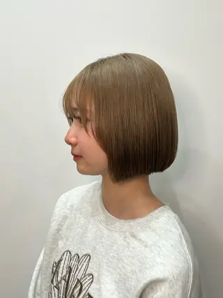ショート カラー ✨️艶髪ショート✨️ /栄/大瀧 聖也のヘアスタイル