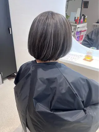 ショート カラー KANA🎀韓国 🇰🇷ハイライトのヘアスタイル