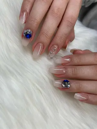 ロング ヘアアレンジ キッズ ネイル マツエク・マツパ アイブロウ 福田 加奈のネイルデザイン