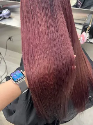 ロング カラー シングルカラー🫧 🎀森伶奈のヘアスタイル