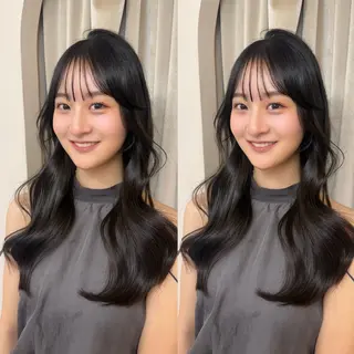 ロング ♡韓国/レイヤー カット/Ayana♡のヘアスタイル