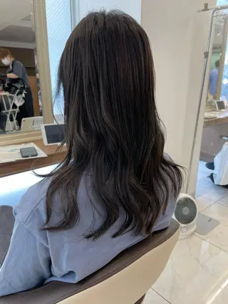 セミロング カラー 福島成美/髪質改善 縮毛矯正/カラーのヘアスタイル