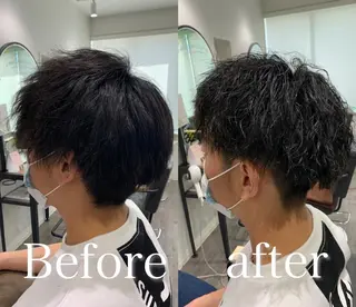 ミディアム 【酸性ストレート】 宮下和明のヘアスタイル