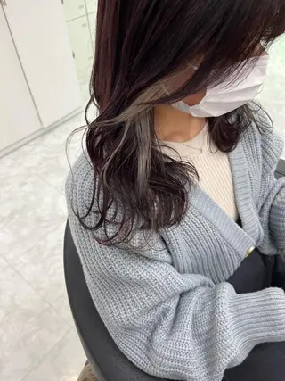 カラー 似合わせ💗透け感 💗うる艶カラー💗のヘアスタイル