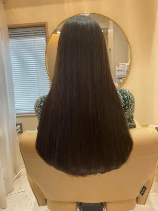 ロング マホ/日吉/髪質改善 /レイヤー/ガーリーのヘアスタイル