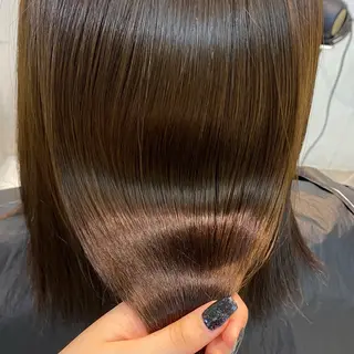 ミディアム 酸性ストレート・ メンズ 三原 楊子のヘアスタイル