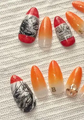 ネイル 眞峰宇多 ✨痛ネイル受付中✨のネイルデザイン