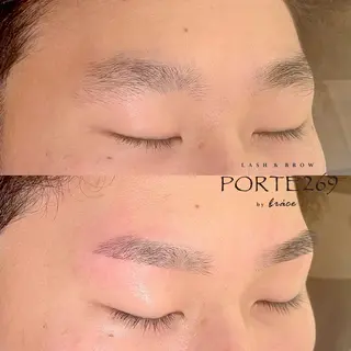メンズ アイブロウ Lash&brow PORTE269布施店所属・brace 竹田愛海のエステ・リラクイメージ