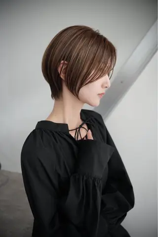 ショート soigne 表参道【ソワネ】所属・艶髪🩰透明感カラー 🫧あやみのヘアスタイル