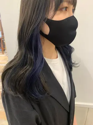 セミロング カラー ぱつっとボブ/ 小野あかねのその他イメージ