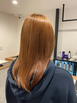 ロング カラー 武田 ひよりのヘアスタイル