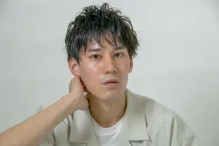 ショート メンズ曲がる縮毛矯正 ☆fan.店長のヘアスタイル