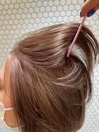 ショート カラー cinq所属・ハイライトカラー ❤︎hirokoのヘアスタイル