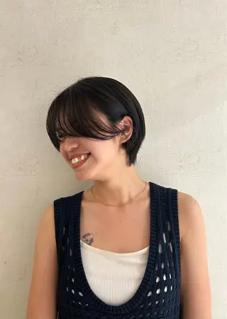 ショート カラー hiyoka🐈‍⬛ ◎暖色カラー🥀のヘアスタイル