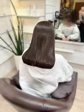 ミディアム 松島 綾子のヘアスタイル