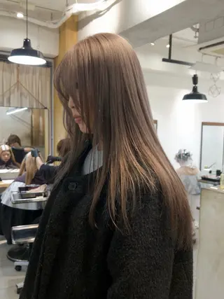 ロング カラー じゅわっと暖色カラー 🍊Moemiのヘアスタイル