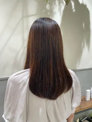 ロング 増田 枝里子のヘアスタイル