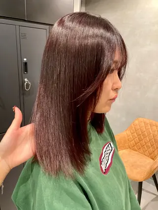 ロング カラー 暖色レイヤー 🥀REIRIのヘアスタイル