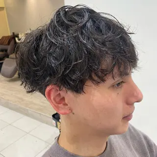 パーマ メンズ メンズサロンGRIT 店長 深山一平のヘアスタイル