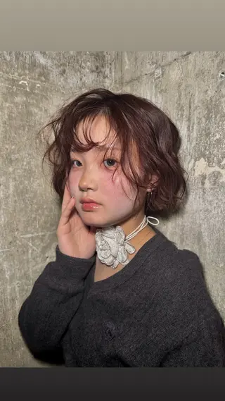 ショート 捺葵 @72tomi__のヘアスタイル